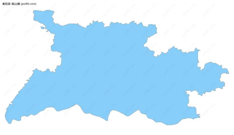 岘山镇边界地图