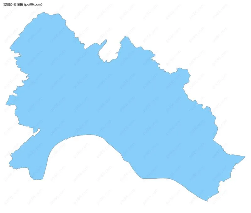 珍溪镇边界地图