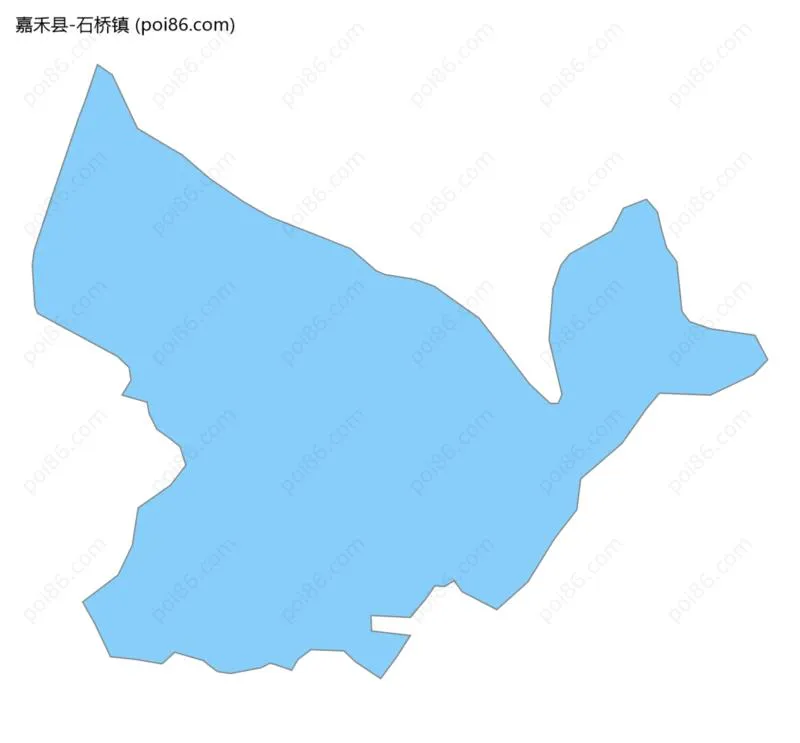 石桥镇边界地图