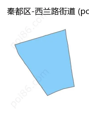 西兰路街道边界地图