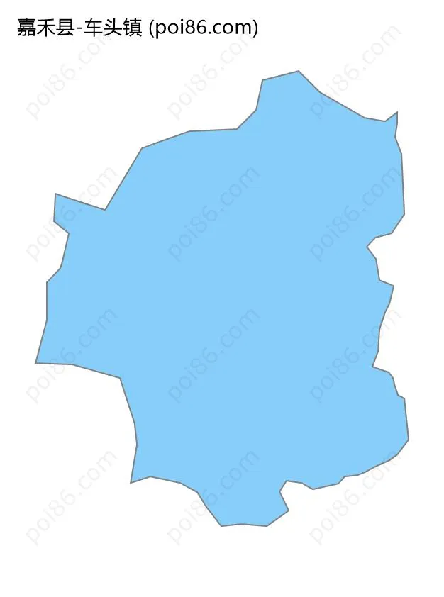 车头镇边界地图