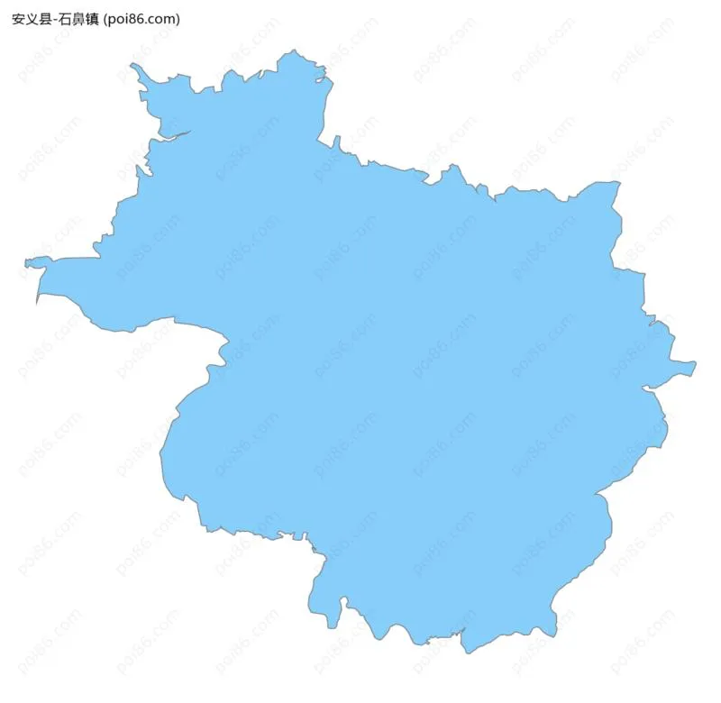 石鼻镇边界地图