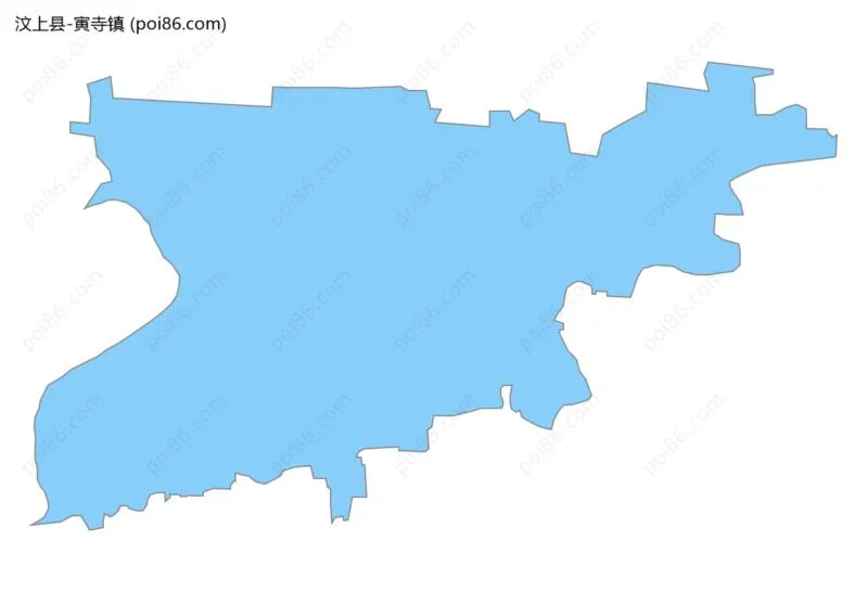 寅寺镇边界地图