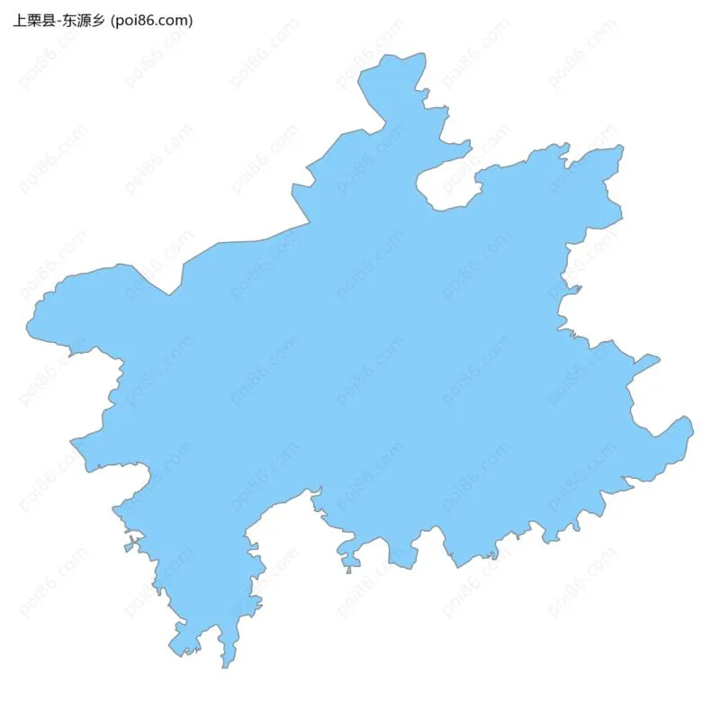 东源乡边界地图