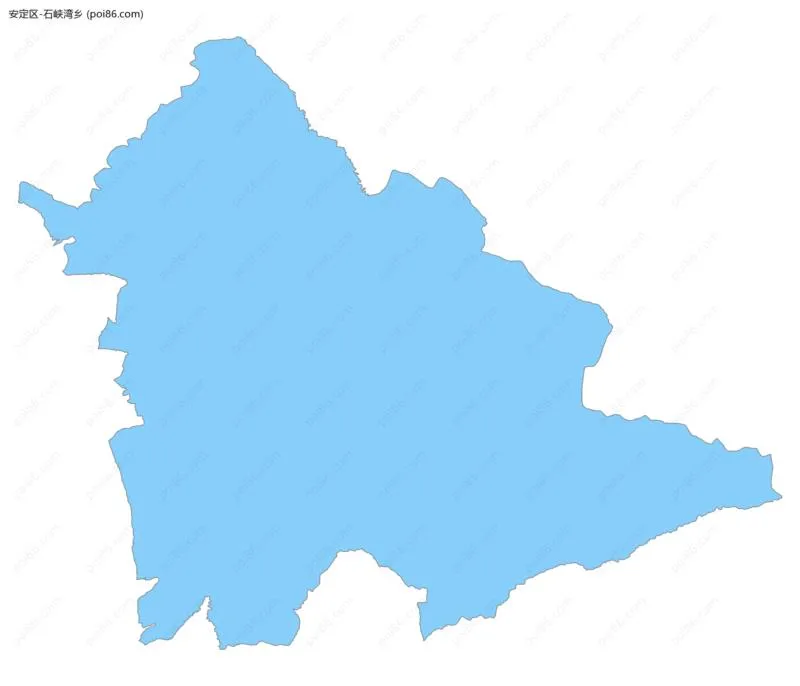 石峡湾乡边界地图