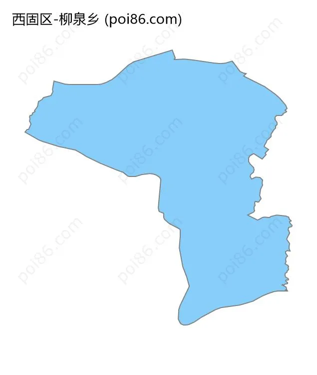 柳泉乡边界地图