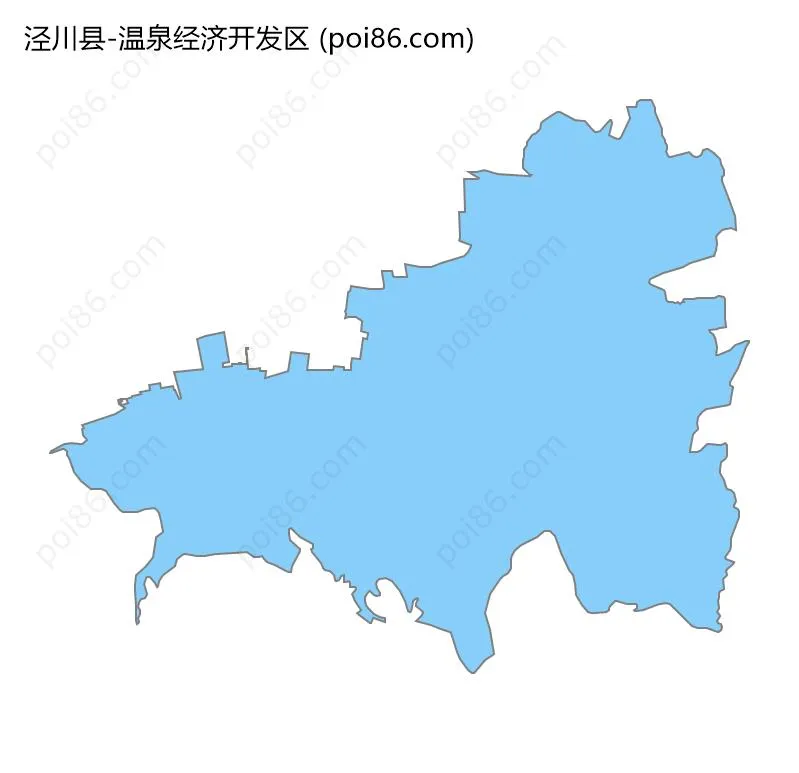 温泉经济开发区边界地图