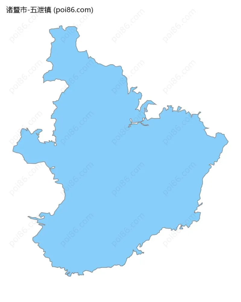 五泄镇边界地图