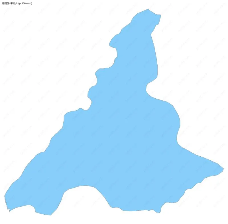 平村乡边界地图