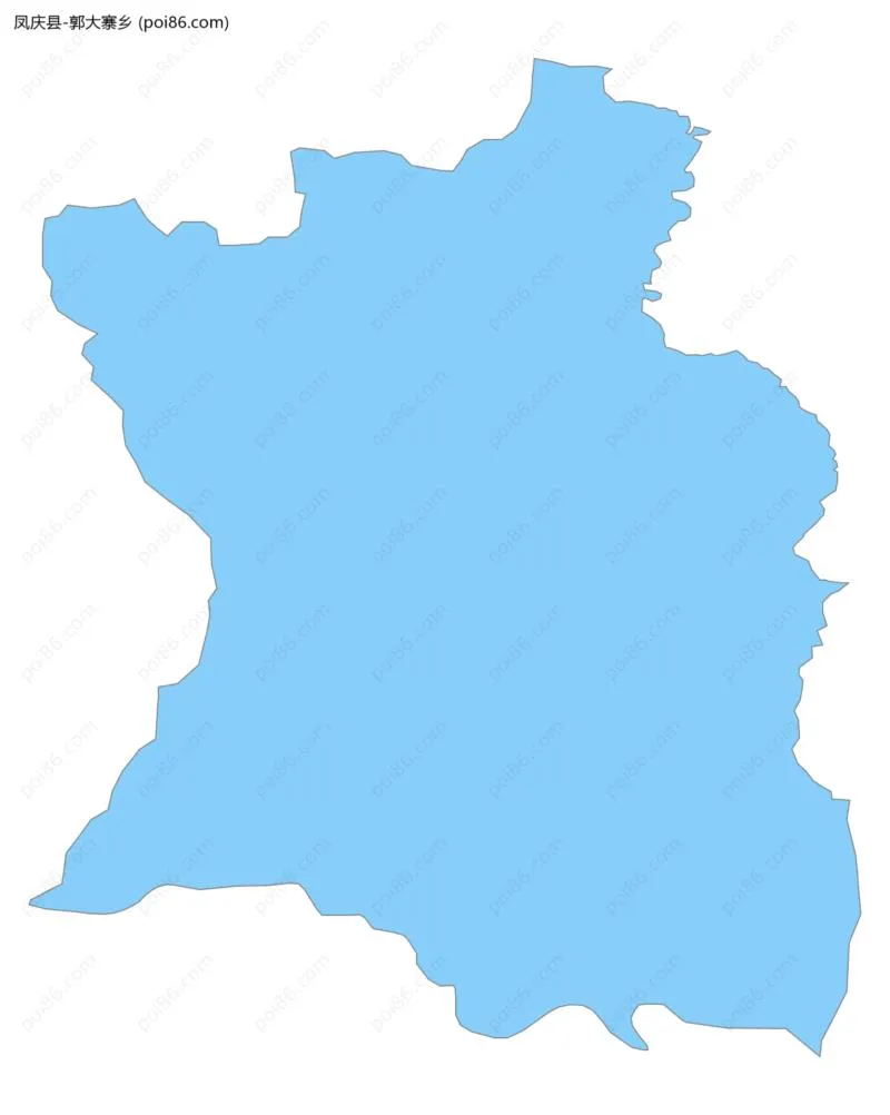 郭大寨乡边界地图