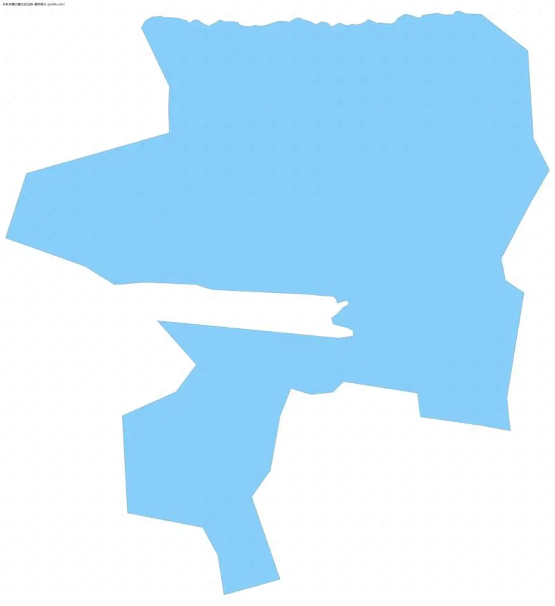 莫特格乡边界地图