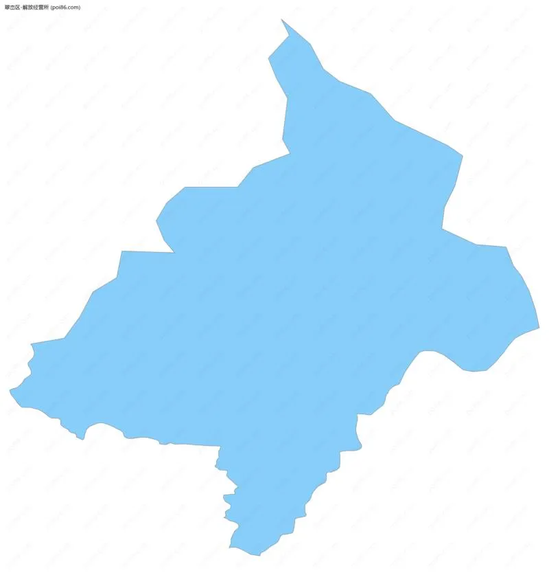 解放经营所边界地图