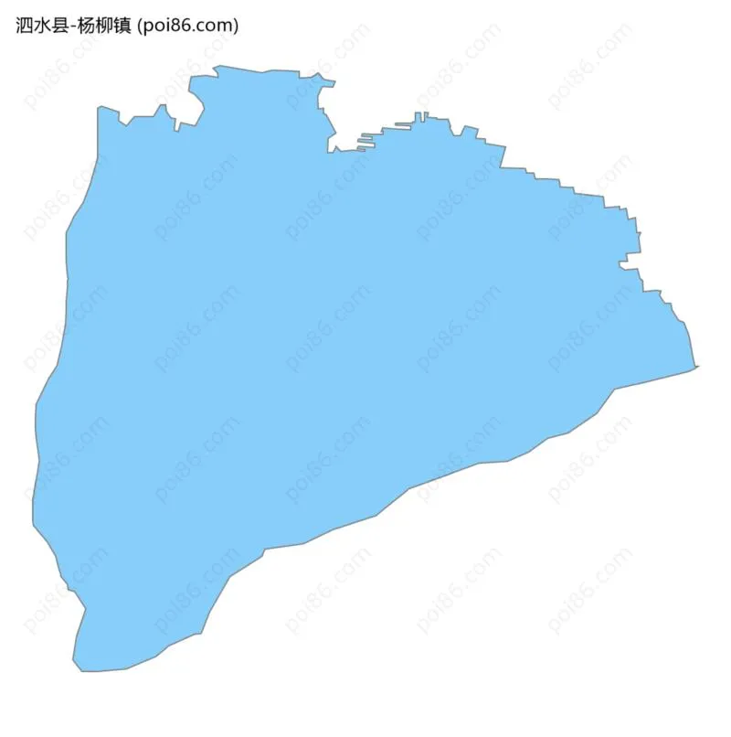 杨柳镇边界地图