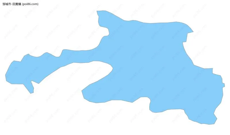 田黄镇边界地图