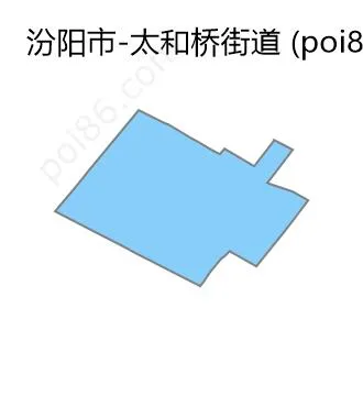 太和桥街道边界地图