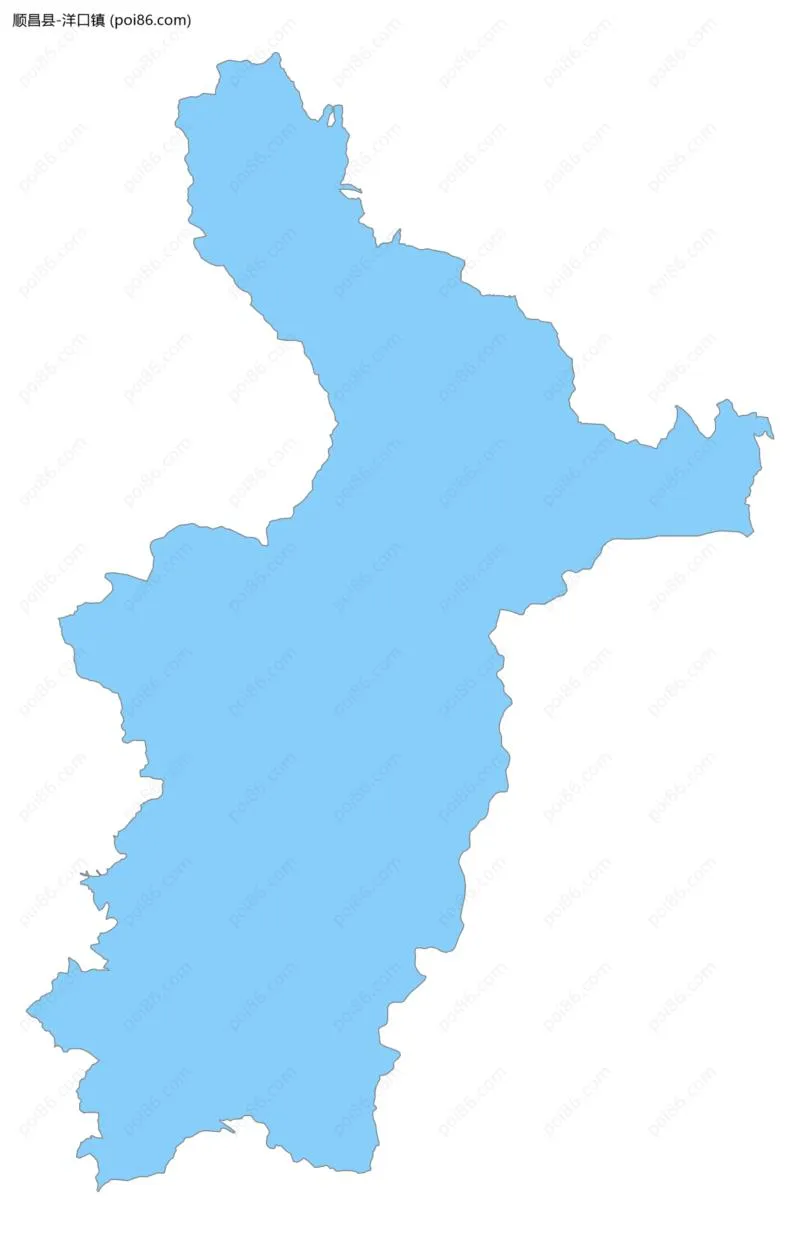 洋口镇边界地图