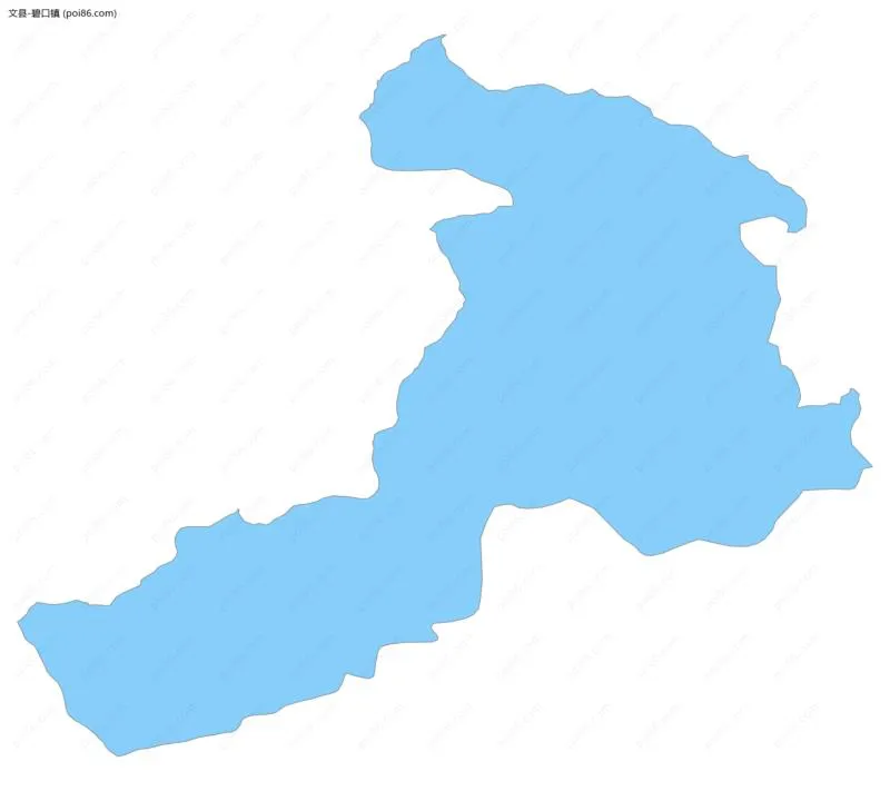 碧口镇边界地图