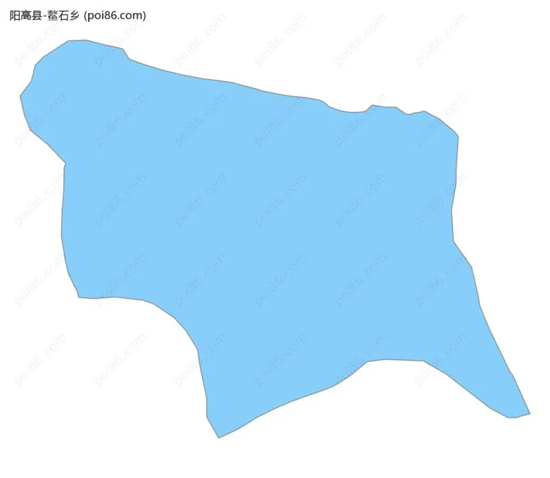 鳌石乡边界地图