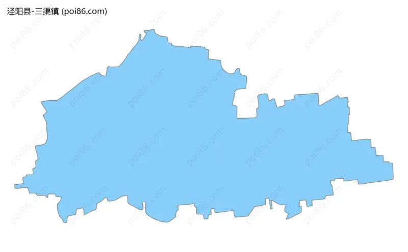 三渠镇边界地图
