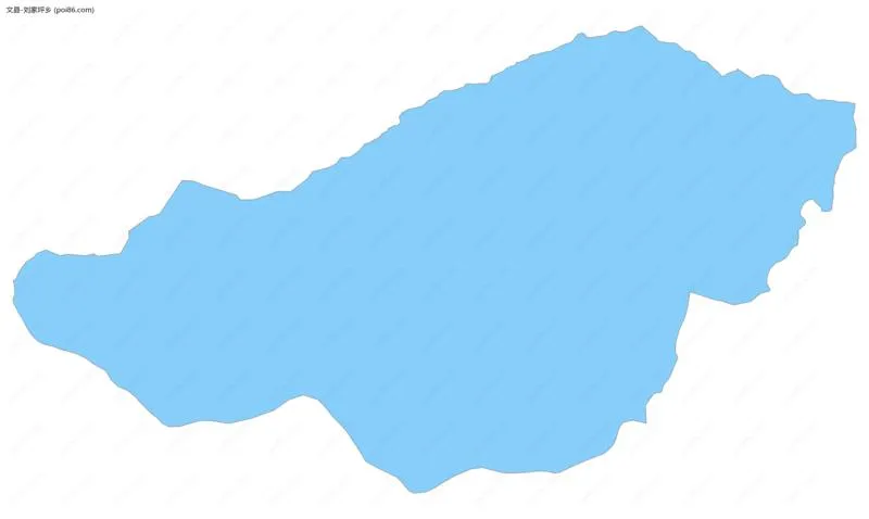 刘家坪乡边界地图