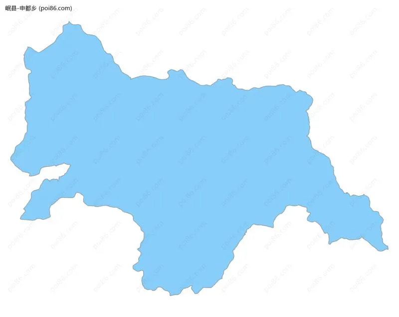 申都乡边界地图