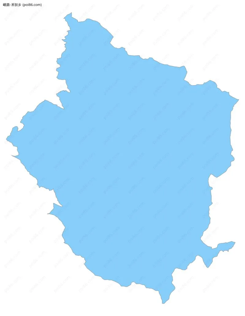 禾驮乡边界地图