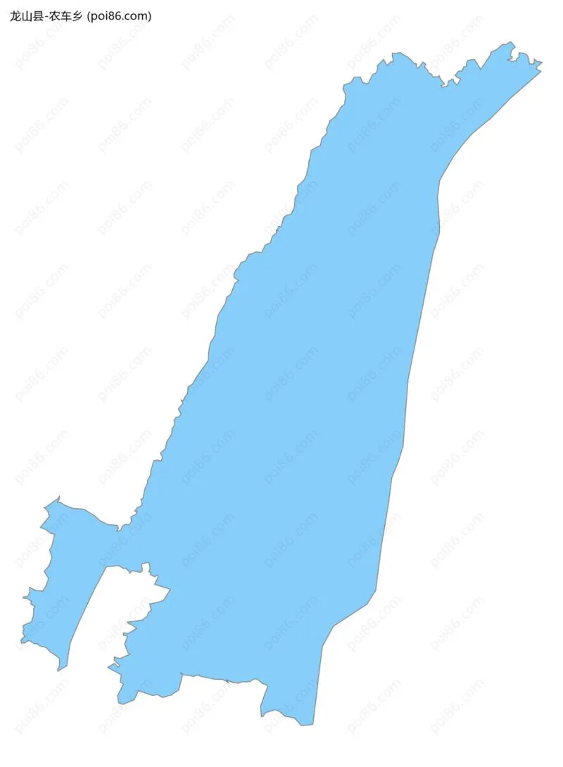 农车乡边界地图