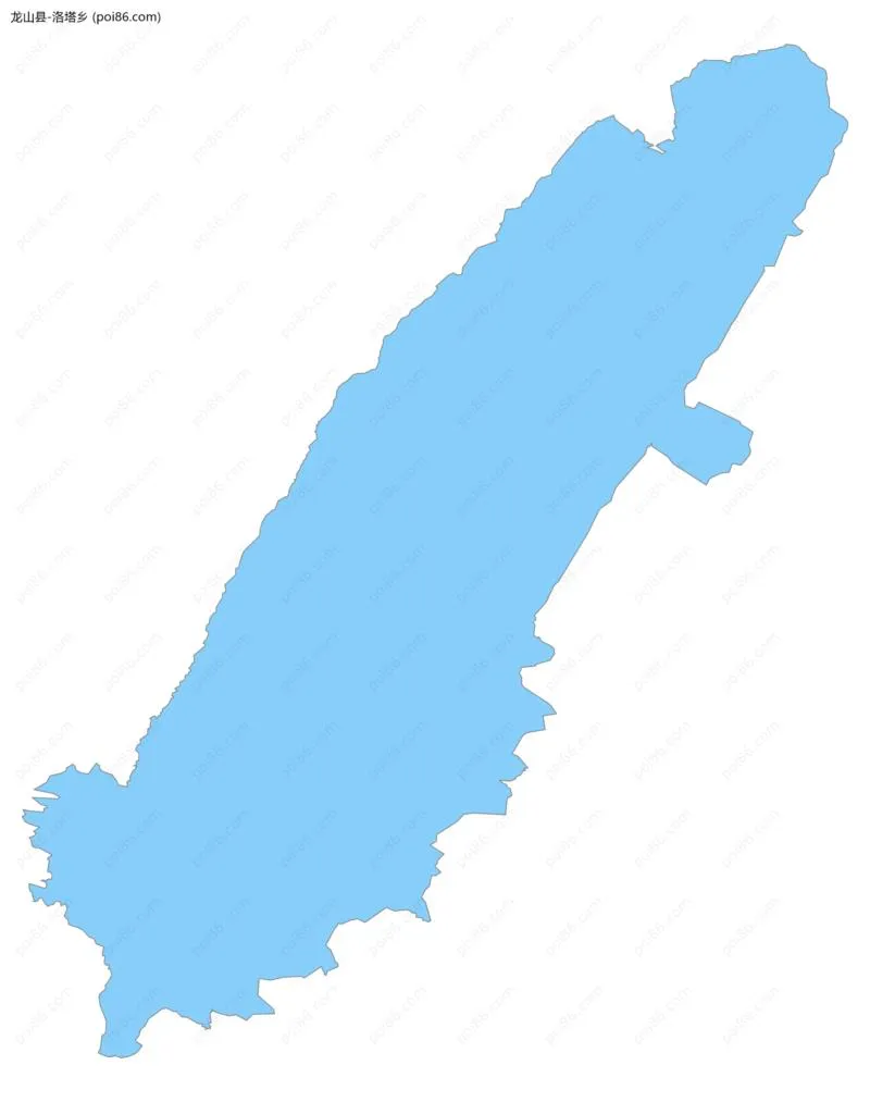 洛塔乡边界地图