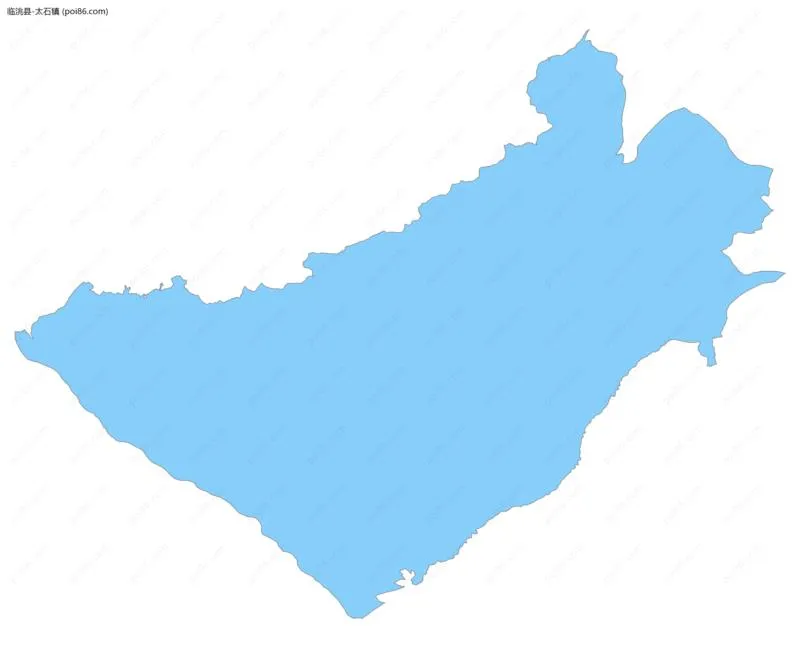 太石镇边界地图