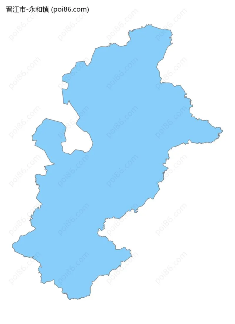 永和镇边界地图