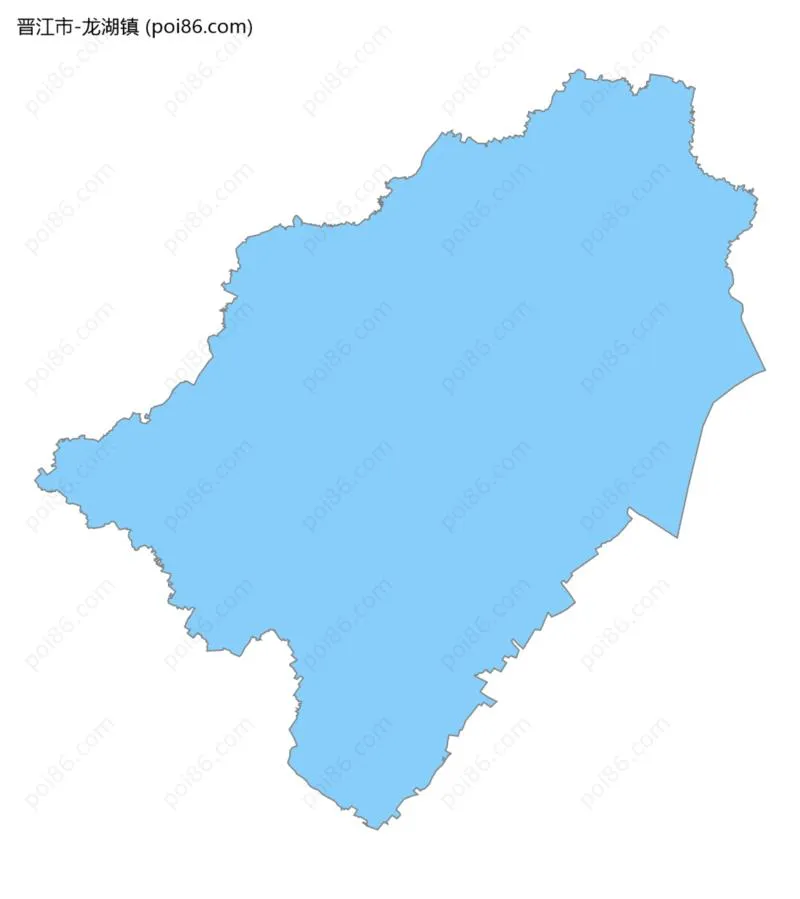 龙湖镇边界地图