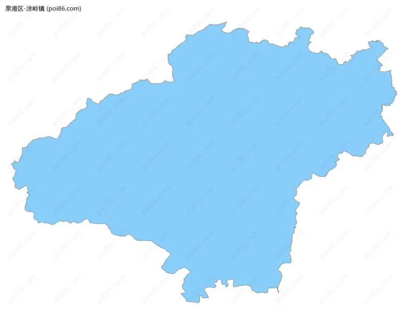涂岭镇边界地图