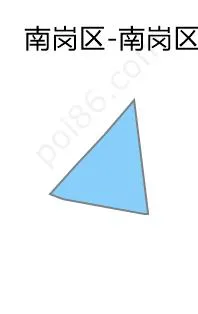 南岗区农垦边界地图