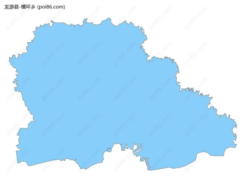 模环乡边界地图