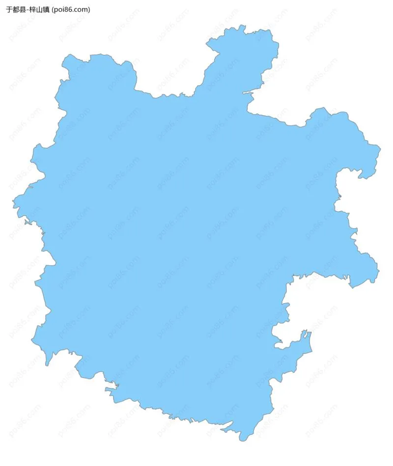 梓山镇边界地图