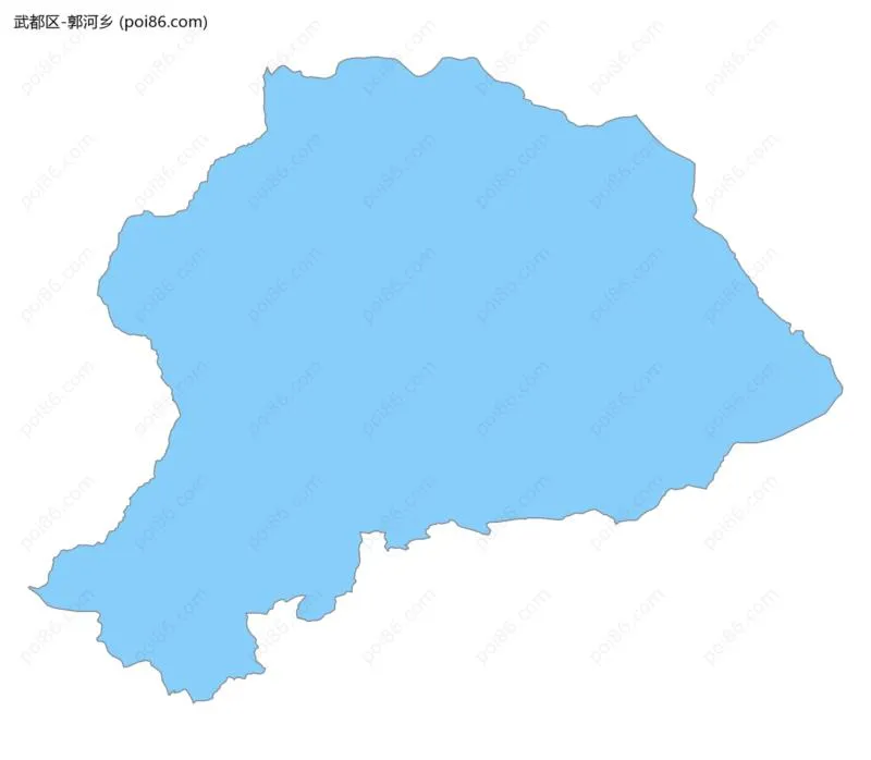 郭河乡边界地图