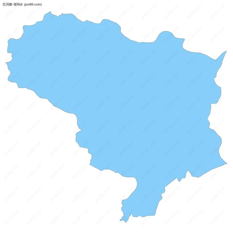 垤玛乡边界地图