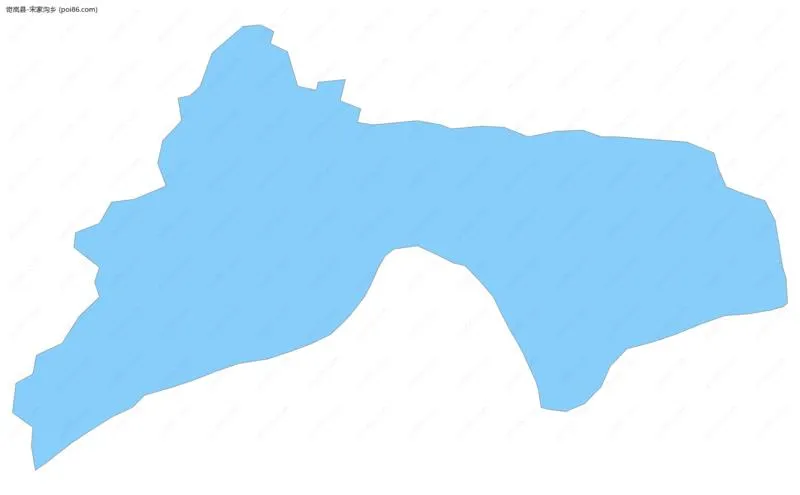 宋家沟乡边界地图