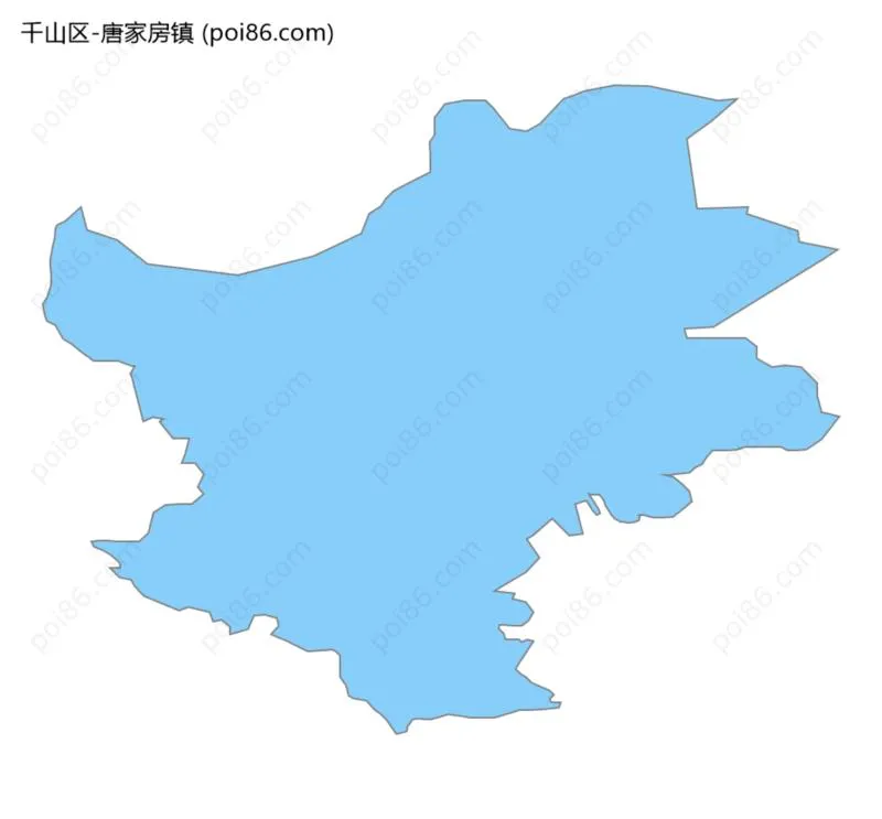 唐家房镇边界地图