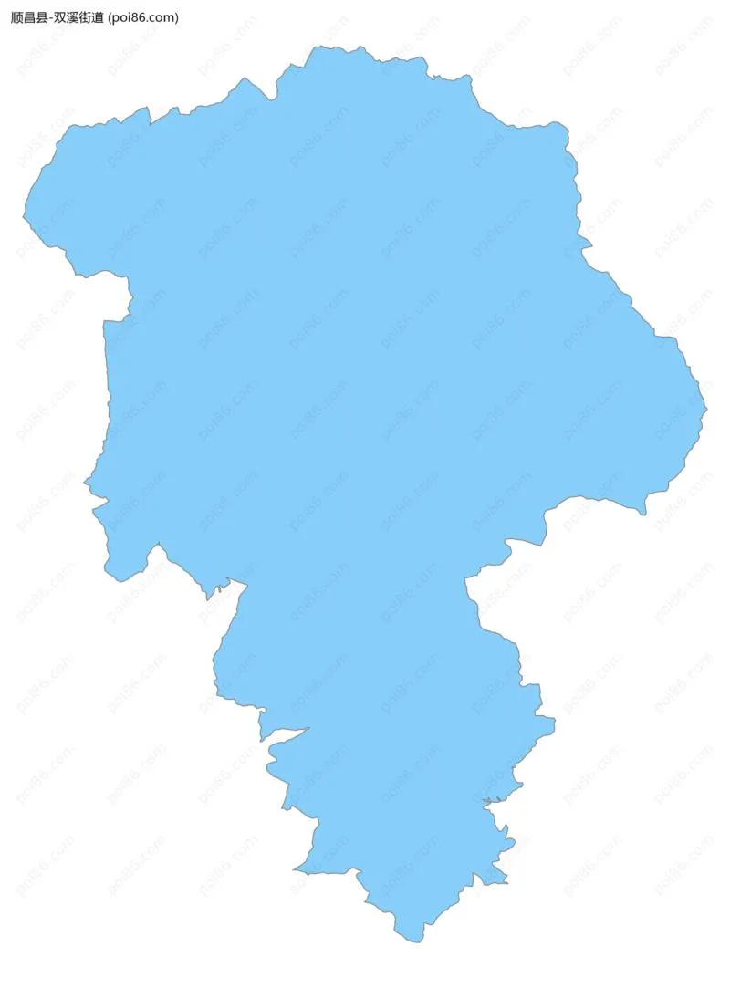 双溪街道边界地图