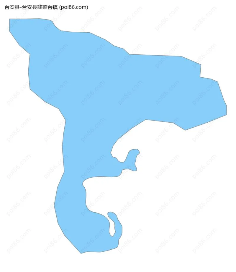 台安县韭菜台镇边界地图