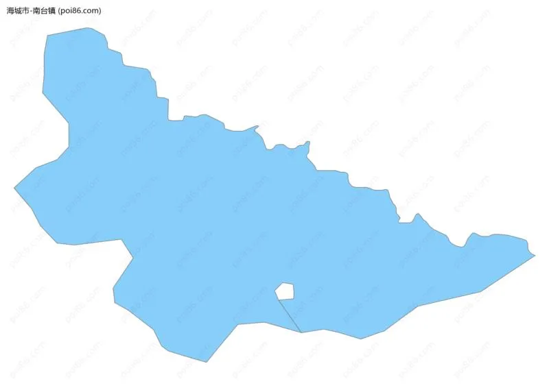 南台镇边界地图