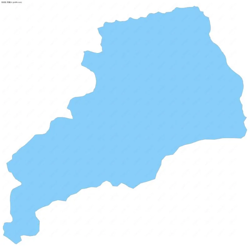 劳麦乡边界地图