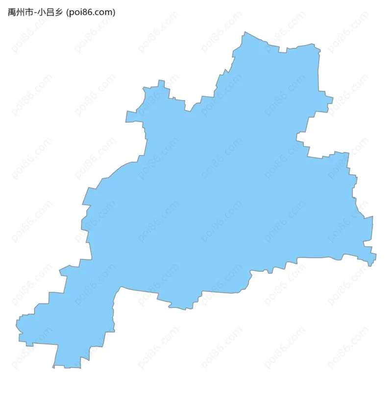 小吕乡边界地图