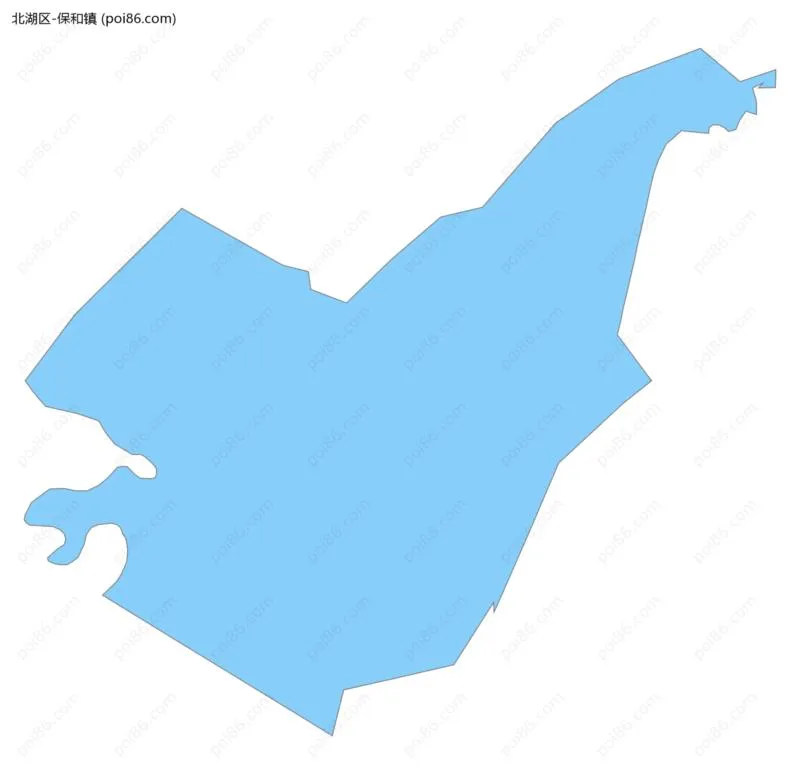 保和镇边界地图