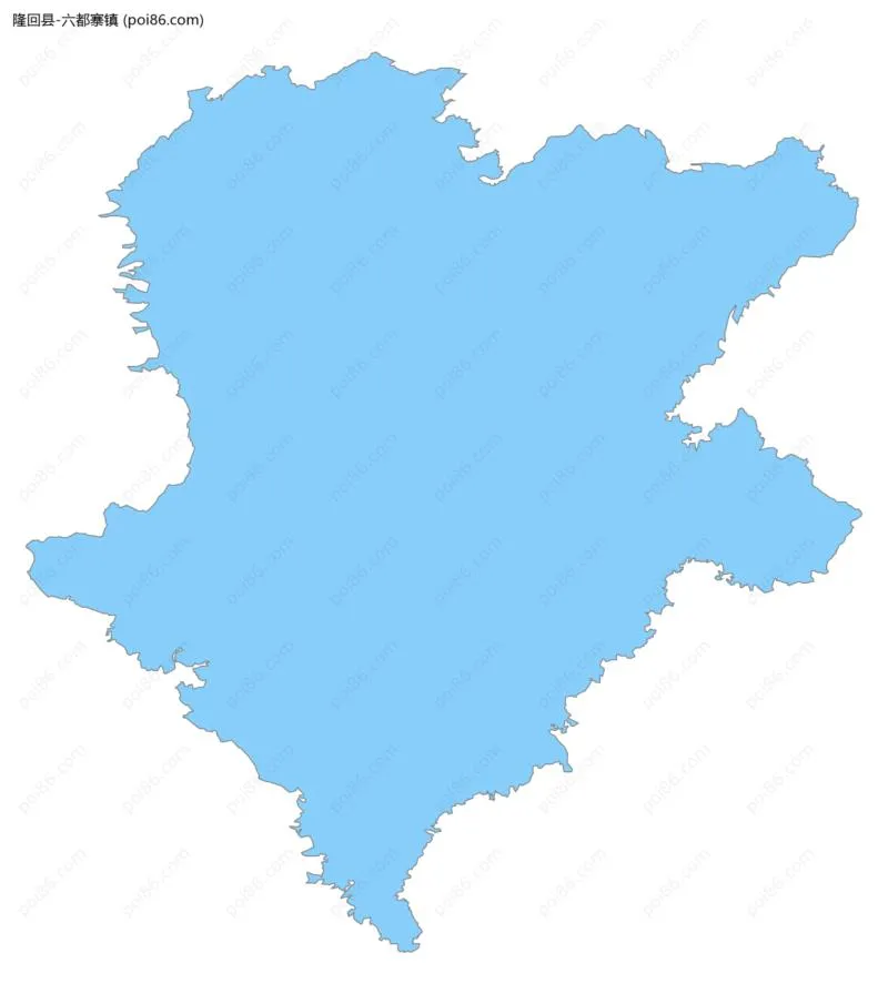 六都寨镇边界地图