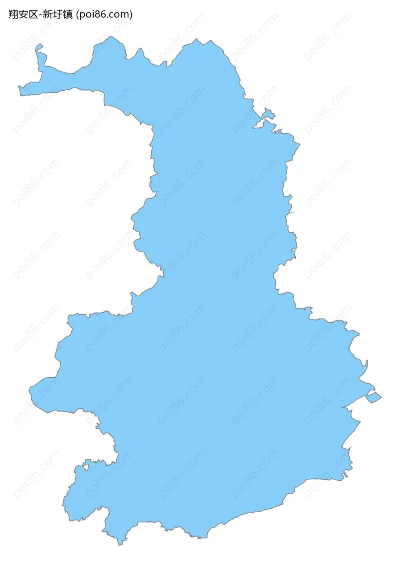 新圩镇边界地图