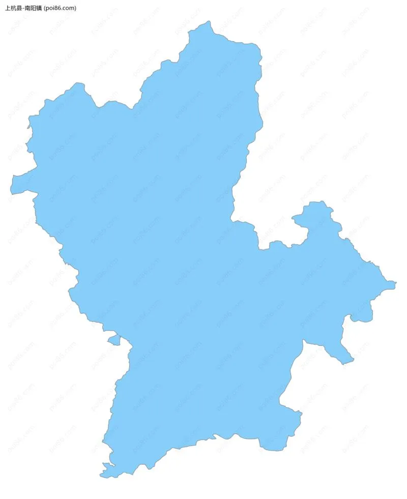 南阳镇边界地图