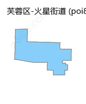 火星街道边界地图