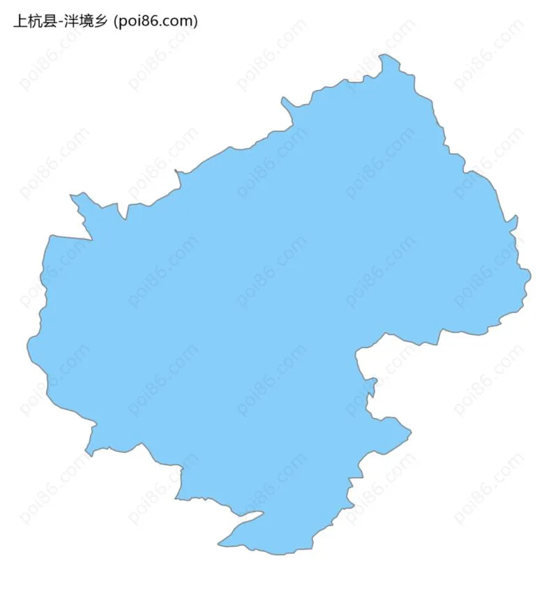 泮境乡边界地图